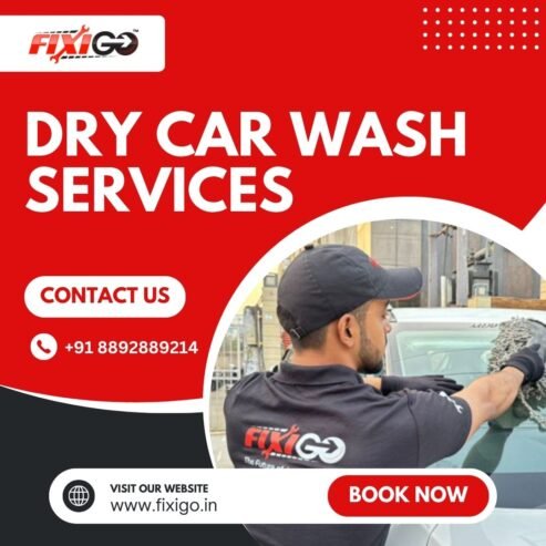 Eco-Friendly Dry Car Wash by FixiGo