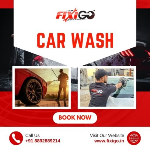 Effortless Car Wash with FixiGo!
