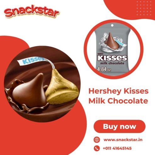 Snackstar’s Irresistible Hershey Kisses Milk Chocolate Awaits You