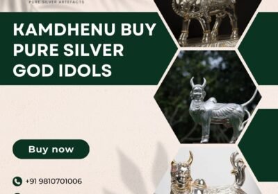 Kamdhenu-Buy-Pure-Silver-God-Idols