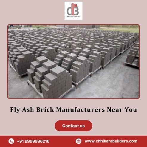 Trusted Fly Ash Brick Manufacturers Near You Today