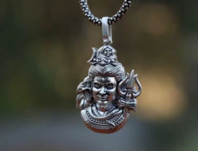 Premium Lord Mahadev Pendant Chain – Embrace Divine Power