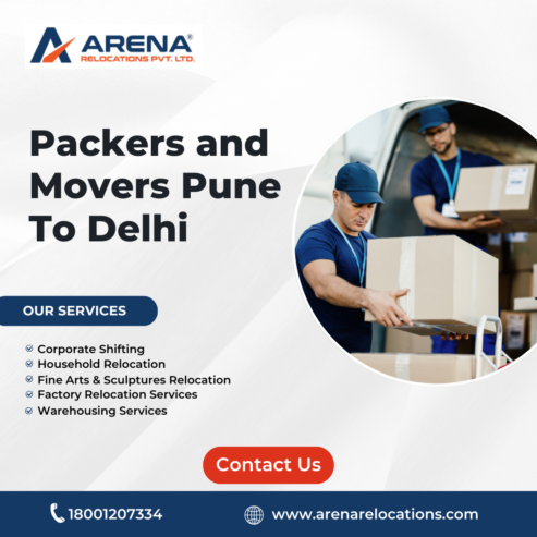 Affordable Packers And Movers Pune To Delhi – Move with Ease
