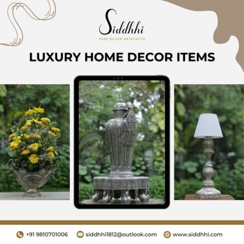 Luxury Home Decor Items to Make Your Space Shine with SIDDHHI