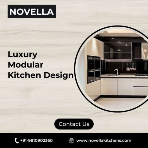 Luxury Modular Kitchen Design – Where Elegance Meets Functionality