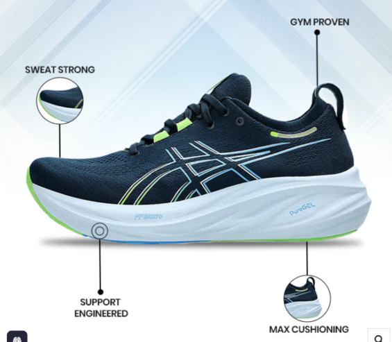 GEL 26 Training & Gym Shoes for Men – Performance & Comfort