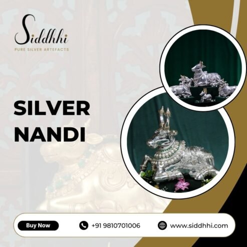 Bring Home the Blessings with Silver Nandi from SIDDHHI