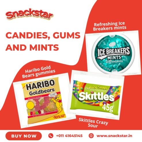 Unwrap Happiness – Explore Candies, Gums and Mints from Snackstar