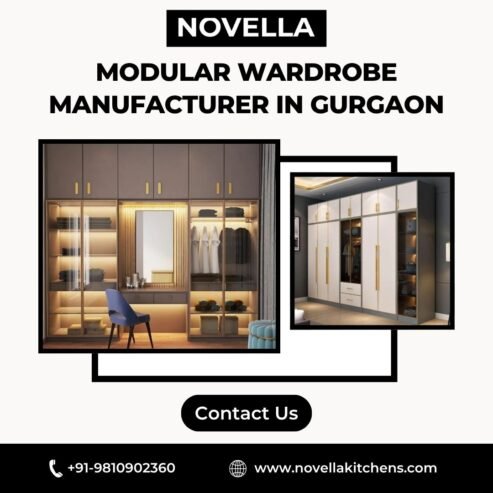 Best Modular Wardrobe Manufacturer in Gurgaon – Novella Kitchens