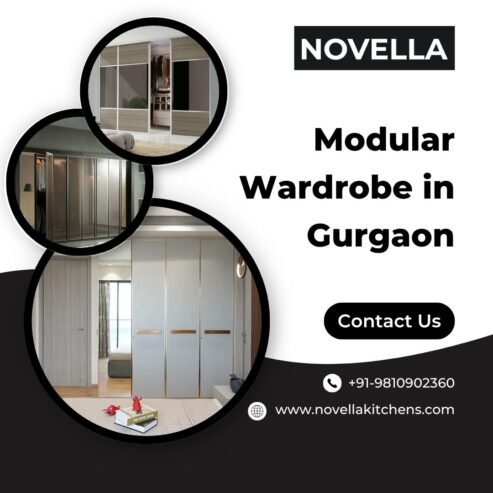 Modern Modular Wardrobe in Gurgaon – Tailored by Novella Kitchens
