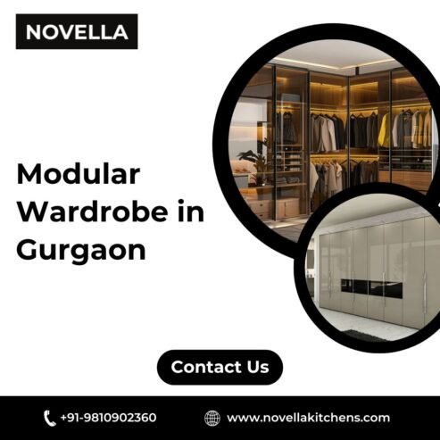 Premium Modular Wardrobe in Gurgaon by Novella Kitchens
