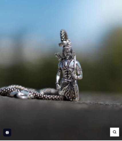 Buy Lord Ram Pendant with Chain – Divine Jewelry for Devotees
