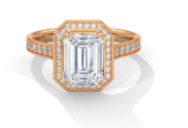 halo engagement ring– Aurika Gems