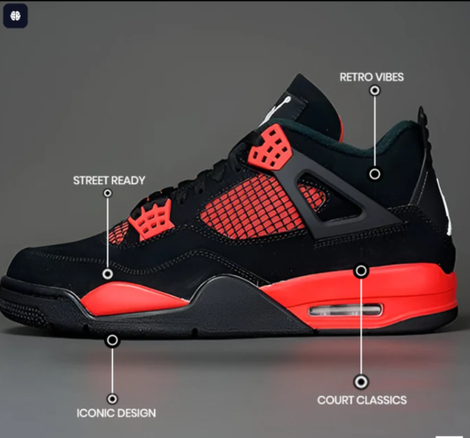 Air Jordan 4 Retro ‘Red Thunder’ Buy Online Now