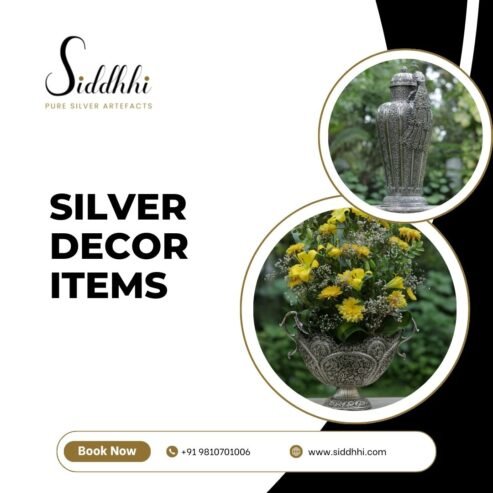 Elegant Silver Decor Items for Your Home – Shop Now!