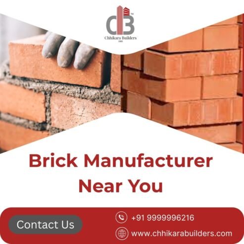Top-Quality Brick Manufacturer Near You | Chhikara Builders