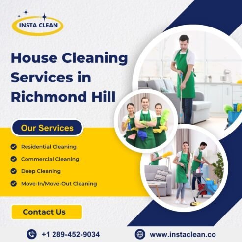 House Cleaning Services in Richmond Hill by Insta Clean