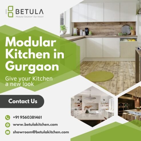 Get the Best Modular Kitchen in Gurgaon with Betula Kitchen
