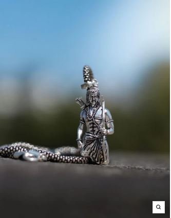 Lord Ram Pendant with Chain – A Symbol of Faith and Strength